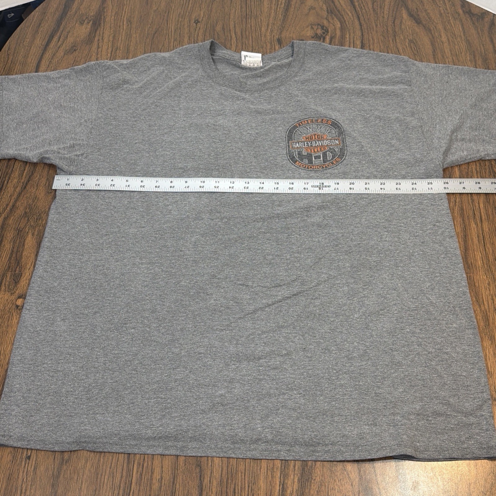 Harley Davidson Mens 2XL Gray T-Shirt Indianapolis Indiana RK Stratman Vintage