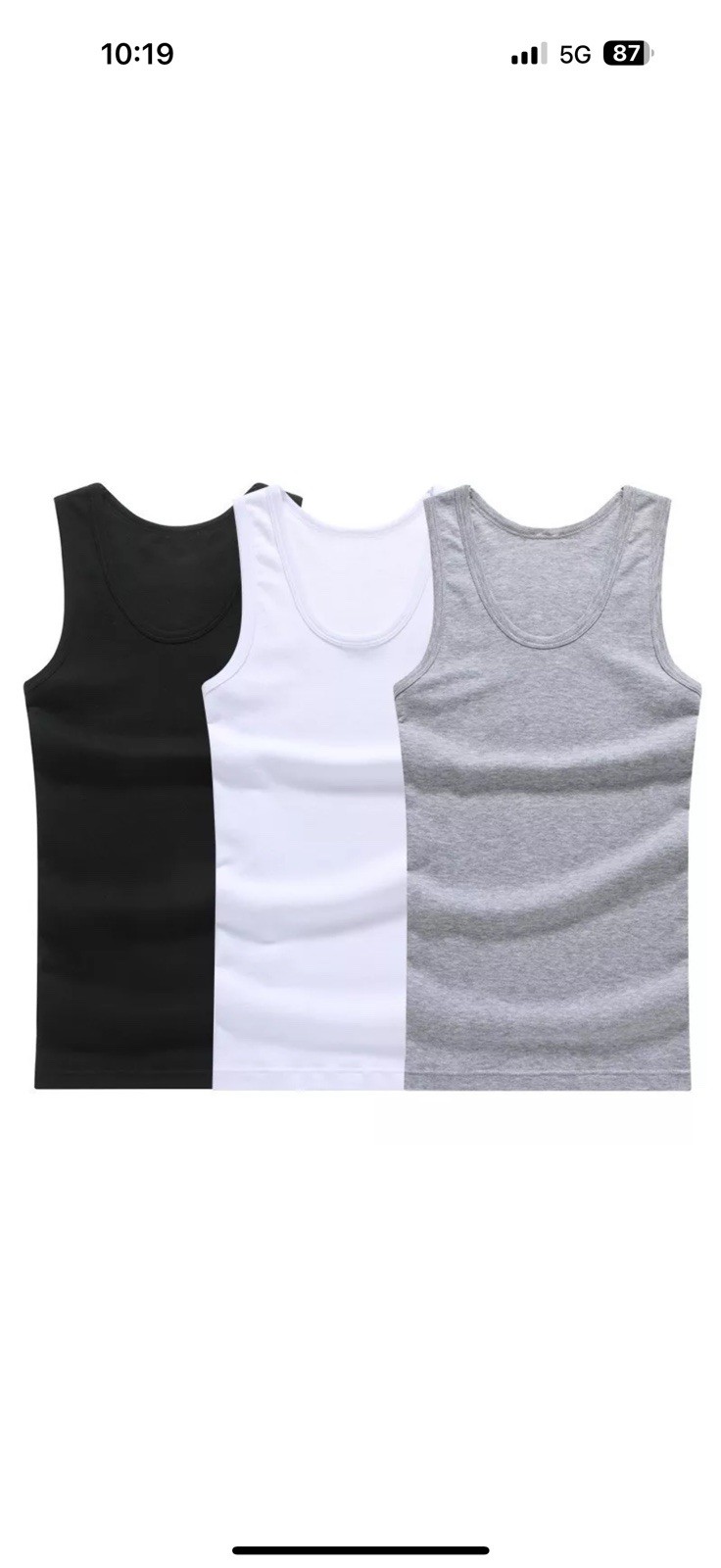 3 Pieces A-Shirt/ Tang Top Special, Last Of Inventory