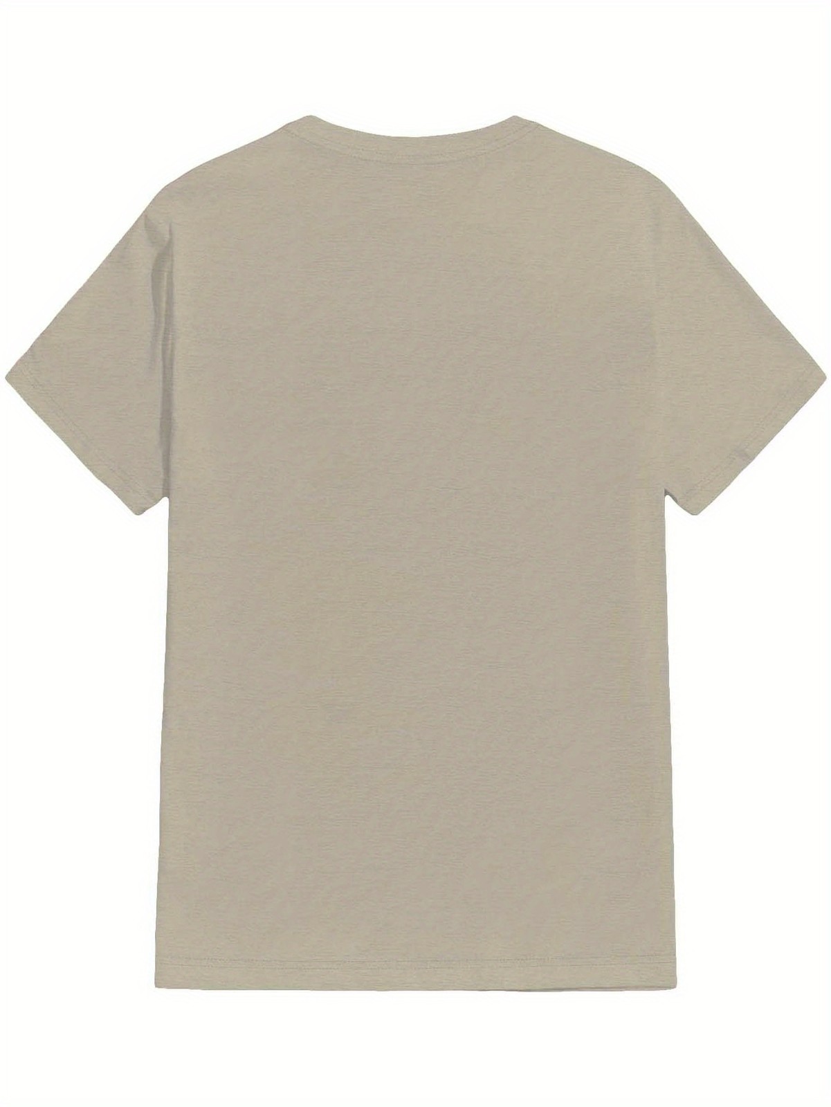 Plus Size Men’s Humorous Graphic T-Shirt – Comfortable, Machine Washable, 180g