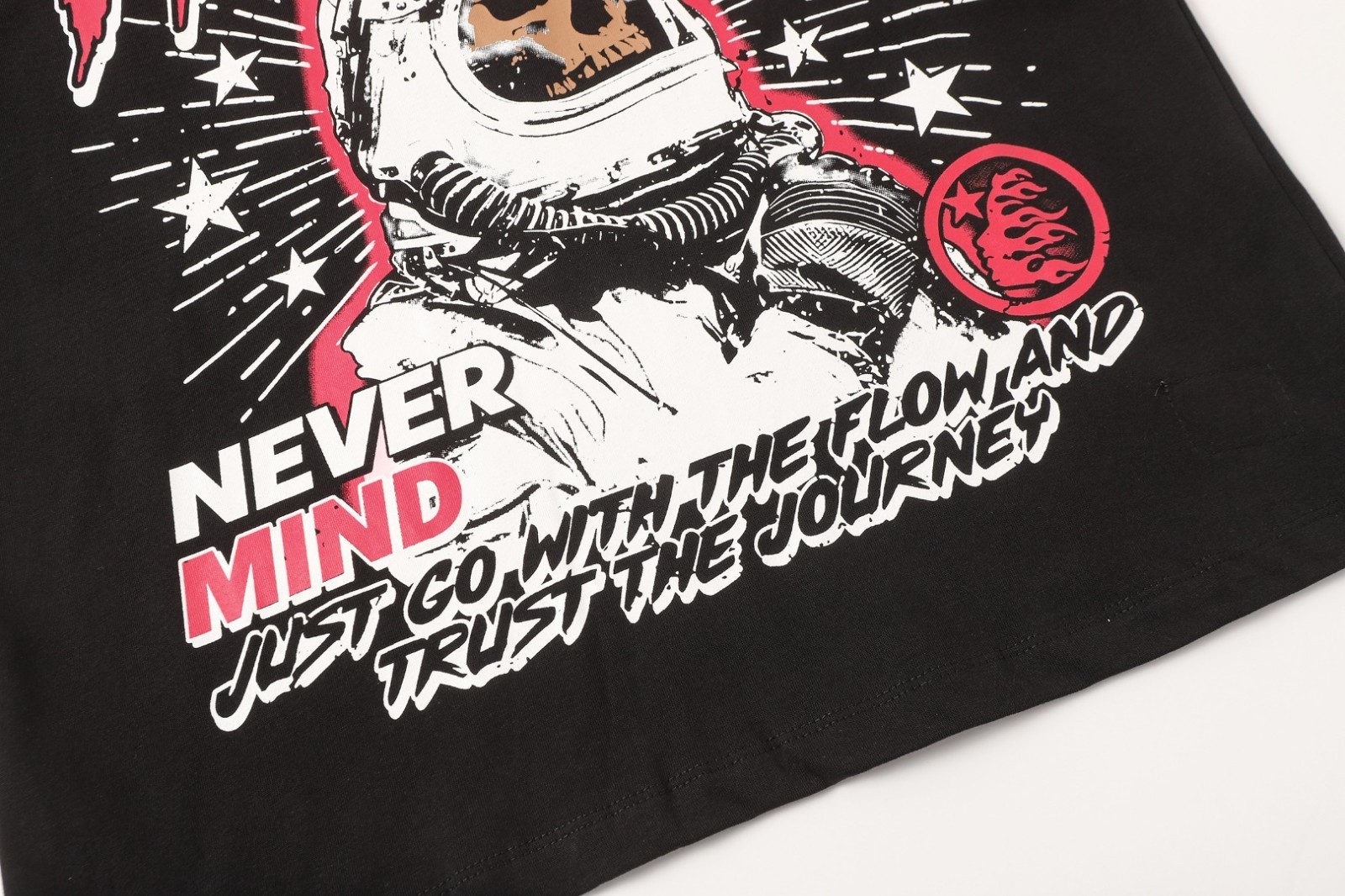 Graphic Hellstar tee shirt Men’s Black Cotton NEW