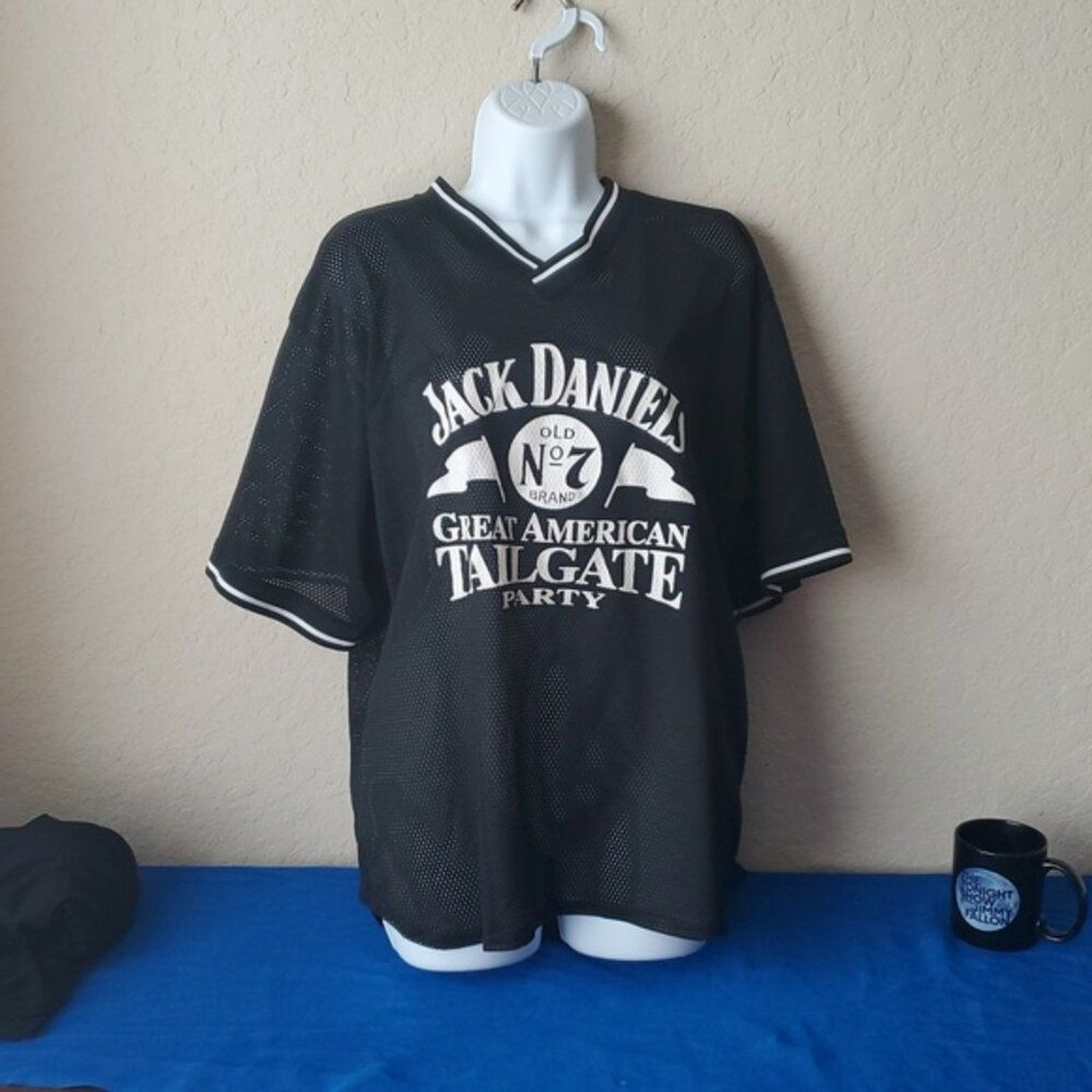 Vintage Jack Daniel’s Old No. 7 Great American Tailgate Party Mesh Jersey