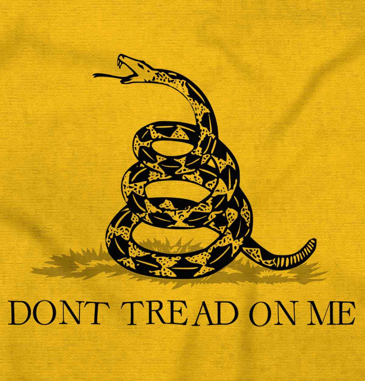 Vintage Military Don’t Tread on Me Snake Womens or Mens Crewneck T Shirt Tee