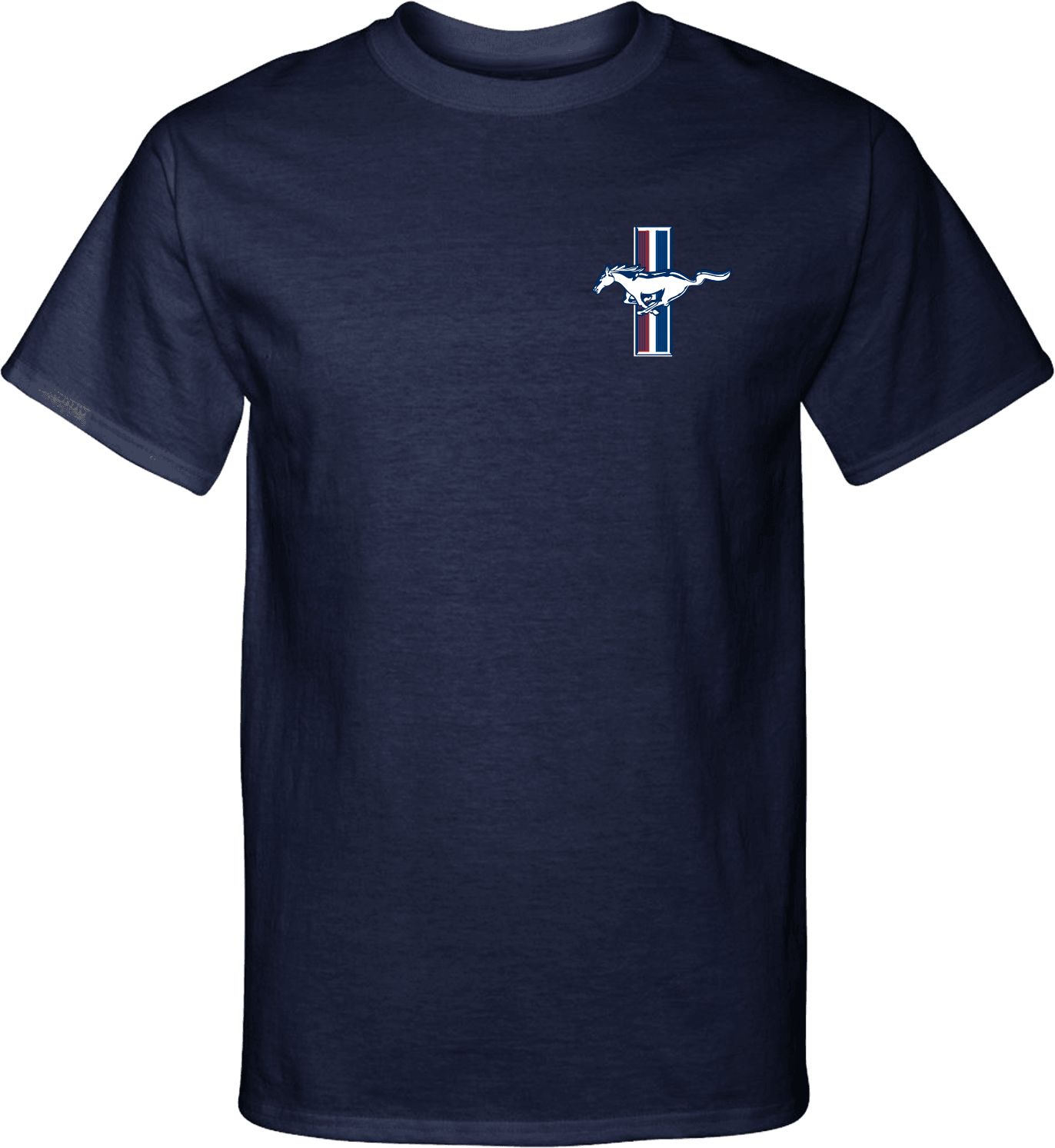 Mens Tall T-Shirt Ford Mustang The Legend Lives Crest Pocket Print