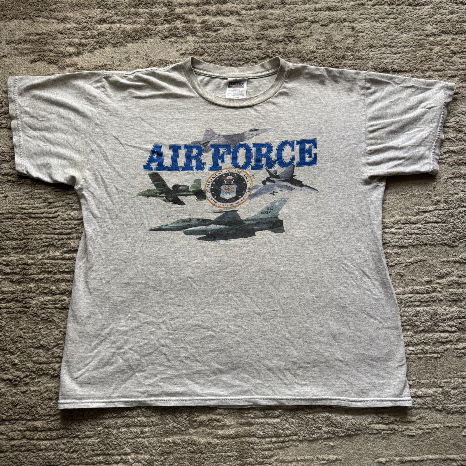 Vintage 90s Tultex United States Air Force Tee Men’s XL Military USAF Jets USA
