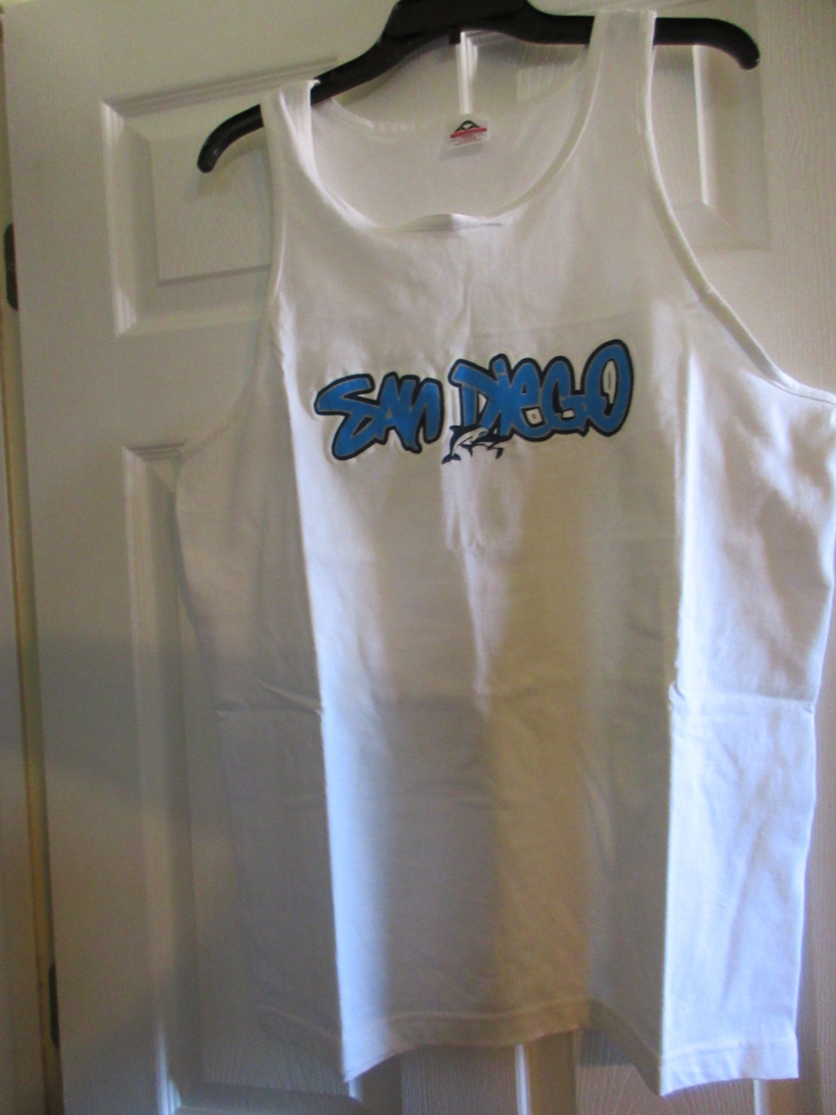 New Vintage Alstyle Apparel Activewear Tank Top Mens Large San Diego Graphic