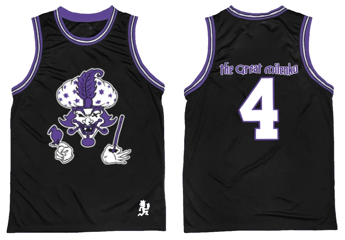 BASKETBALL JERSEY Insane Clown Posse band the great milenko S to 6XL MI890