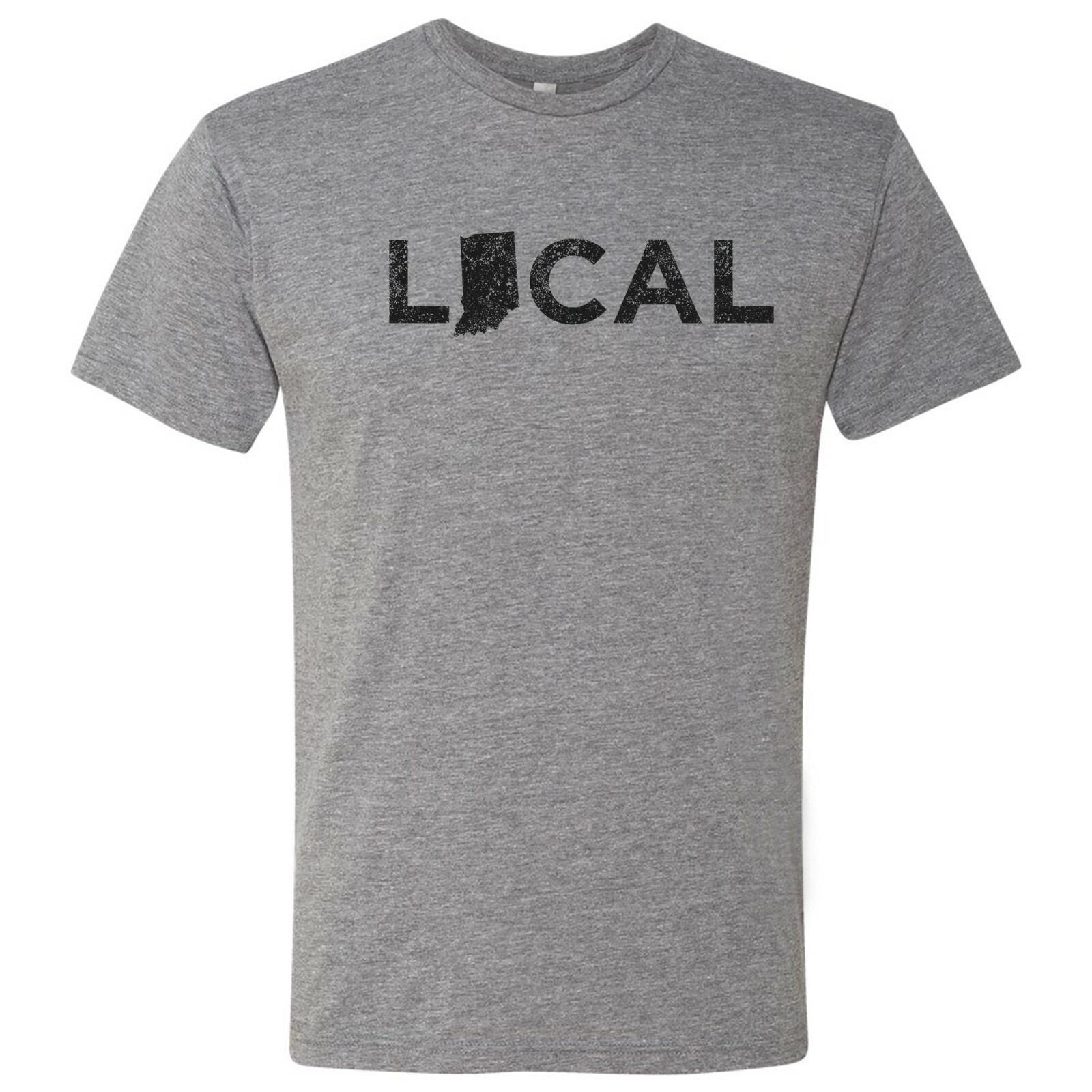 Indiana Local – USA State Pride Canvas Triblend T Shirt – Premium Heather