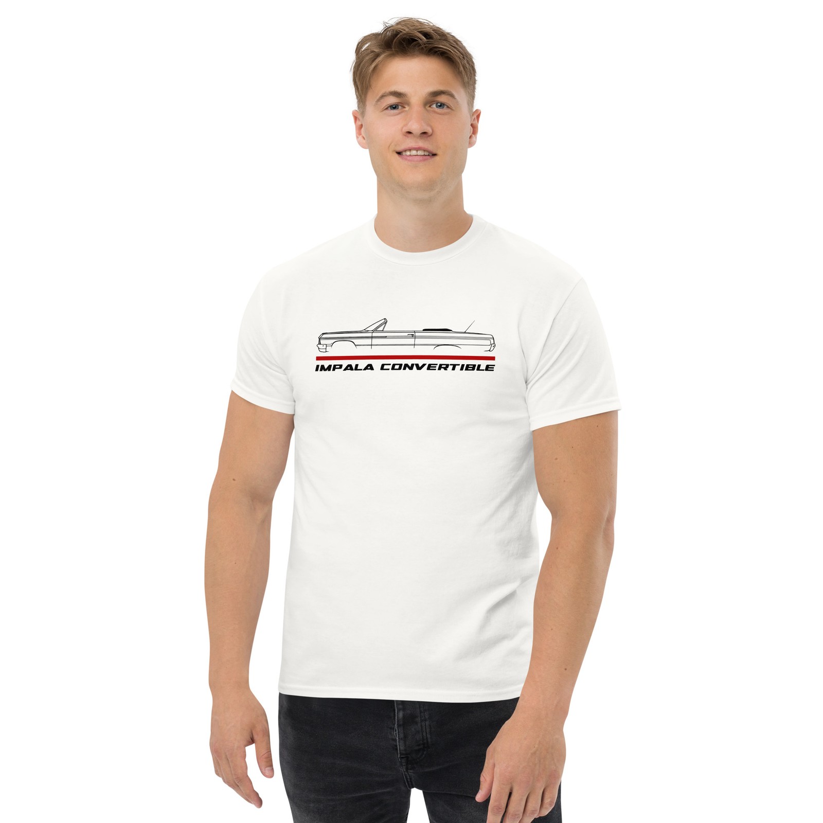 For Chevrolet Impala Convertible 1964 Fans Lowrider T-Shirt Birthday Gift