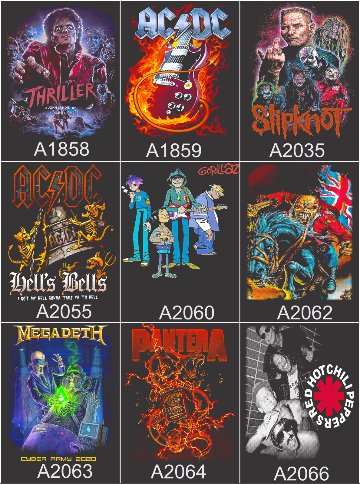 Lot of 3 Mens Rock Band Graphic T-Shirts Music Tee Bundle Concert Tour Shirts