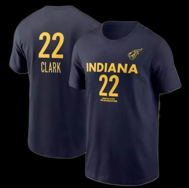 Caitlin Clark #22 Indiana Fever 2024 Player Name & Number T-Shirt