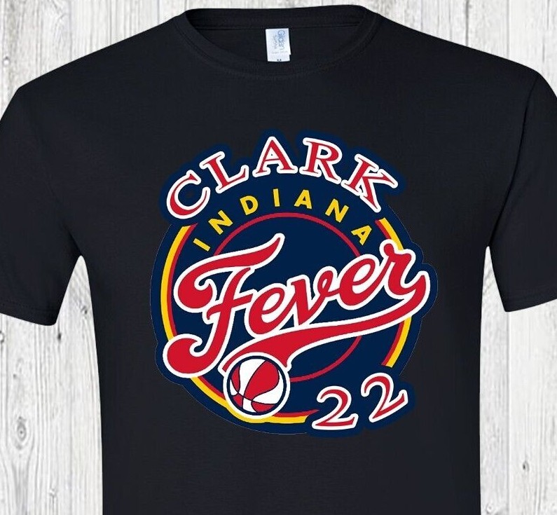 Clark 22 – Indiana Fever – Caitlin Clark – WNBA – Adult, Youth & Toddler Sizes