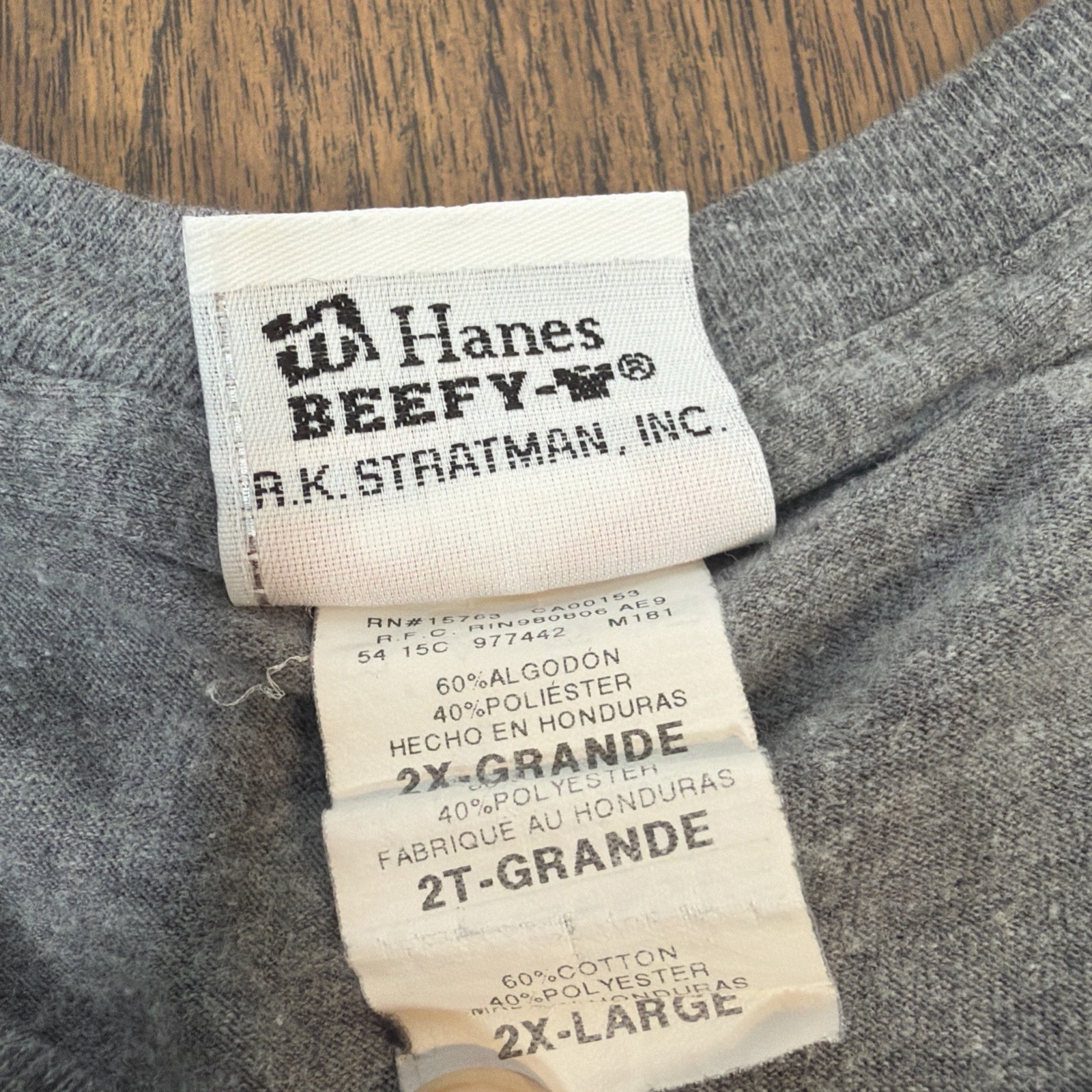 Harley Davidson Mens 2XL Gray T-Shirt Indianapolis Indiana RK Stratman Vintage