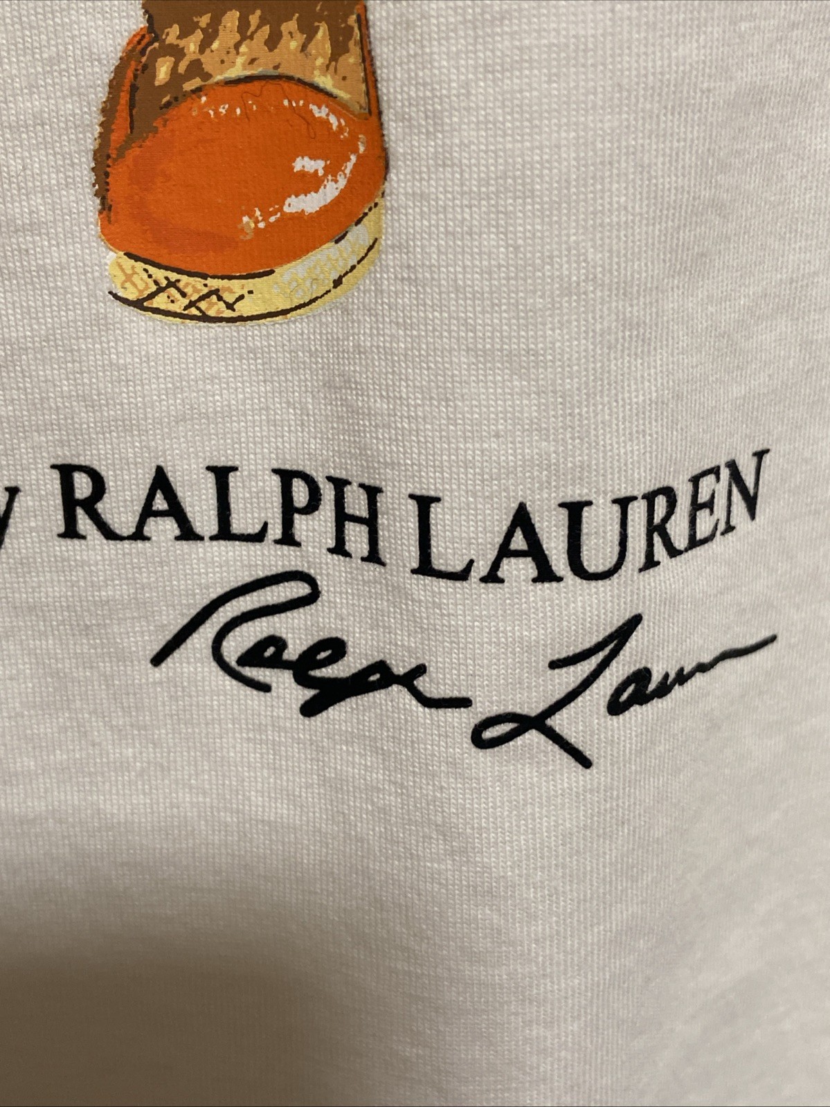 Exc. Ralph Lauren Polo Bear Hawaiian Style T Shirt sz 7 YOUTH