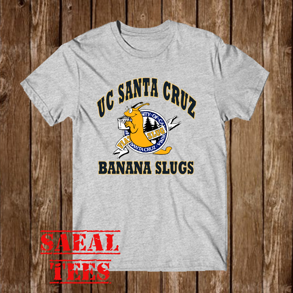UC Santa Cruz Banana Slugs Pulp Fiction Men’s Grey T-Shirt Size S-5XL