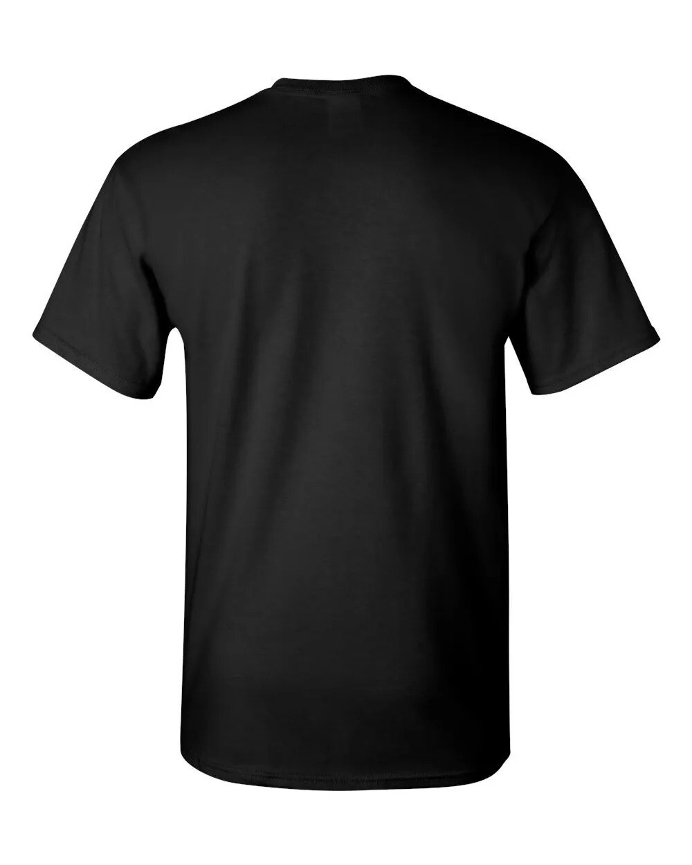 Gildan (6-pack) Black Solid Ultra Cotton Short Sleeve Blank Tee T-Shirt S-XXL