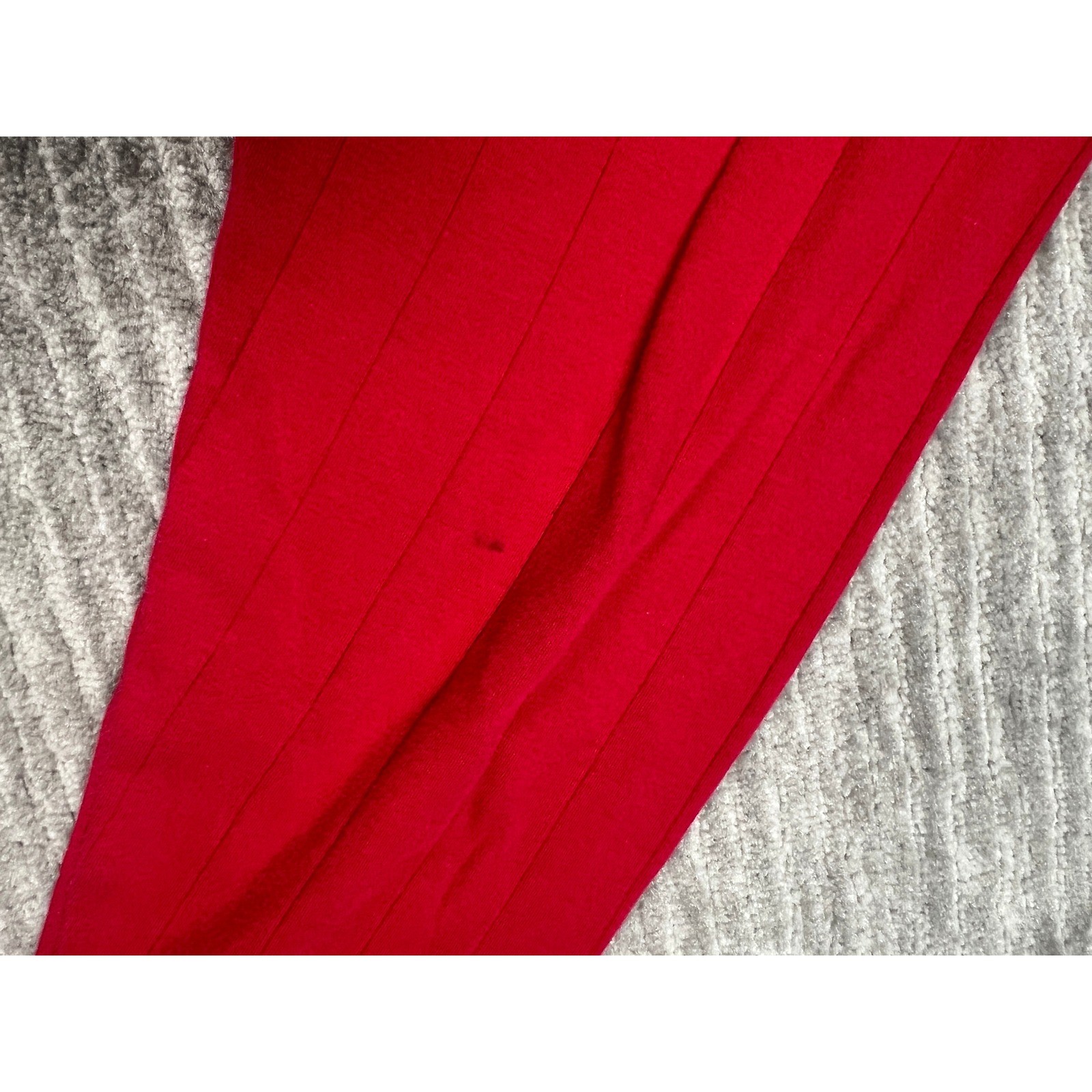Ivy Crew Shirt Mens XL Red Mock Neck Long Sleeve Vertical Ribbed Knit Casual