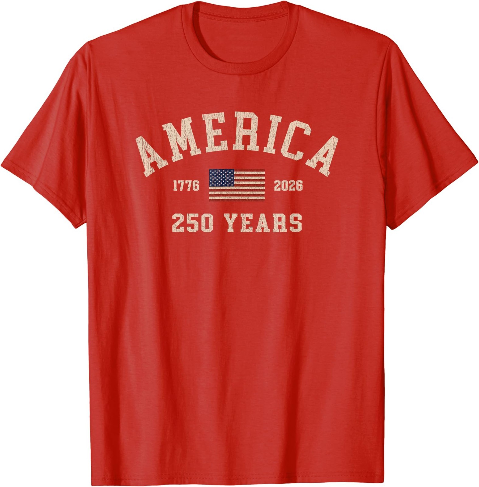 America 250 Years USA United States Flag July 4th 2026 1776 T-Shirt