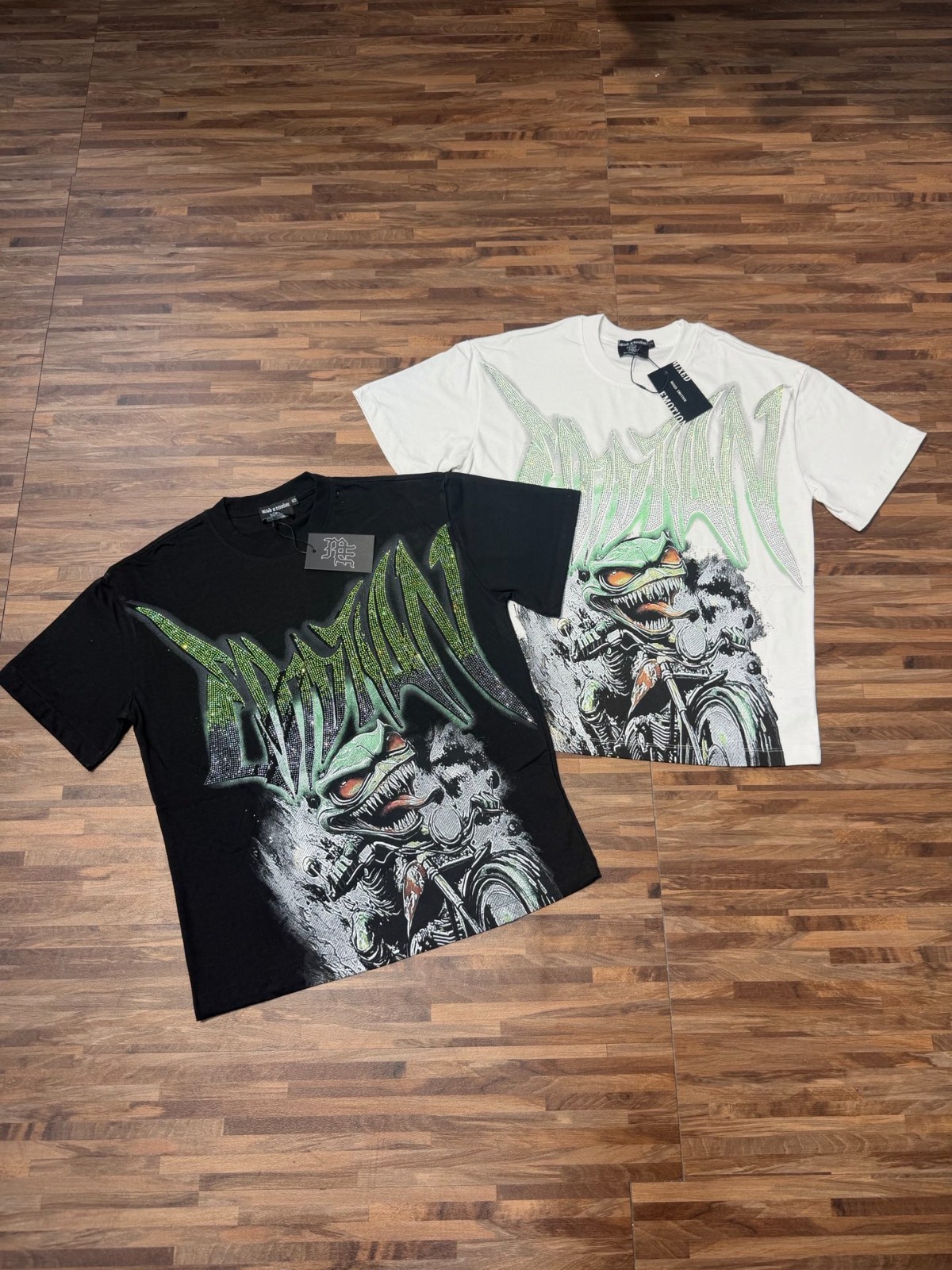 Mixed emotions tee shirt Black / White