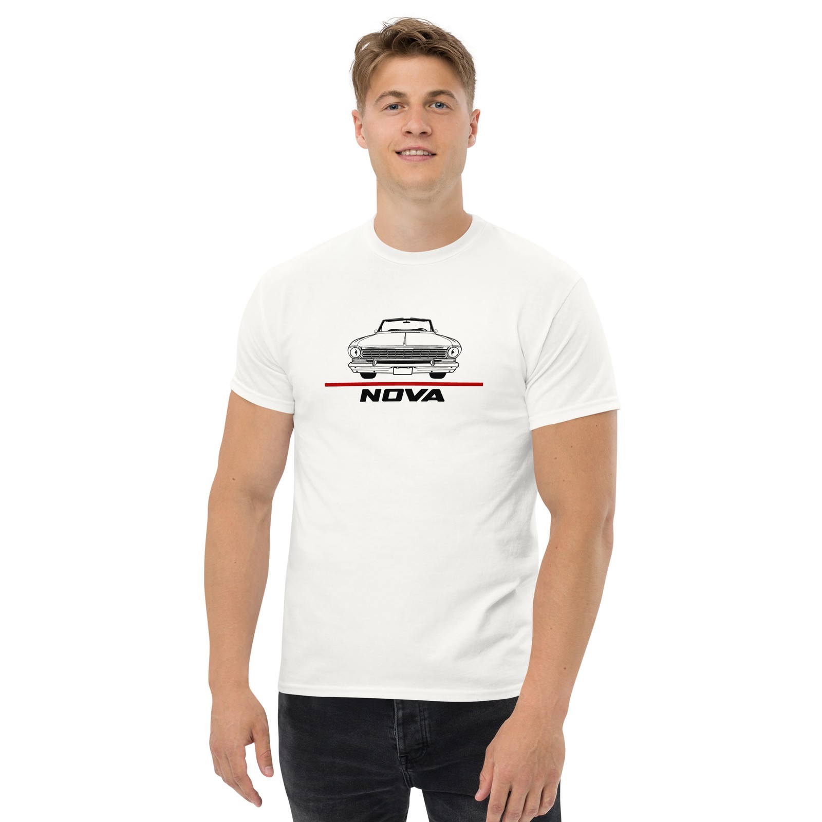 For Chevrolet Nova 1963 Convertible Fans Drop Top T-Shirt Birthday Gift