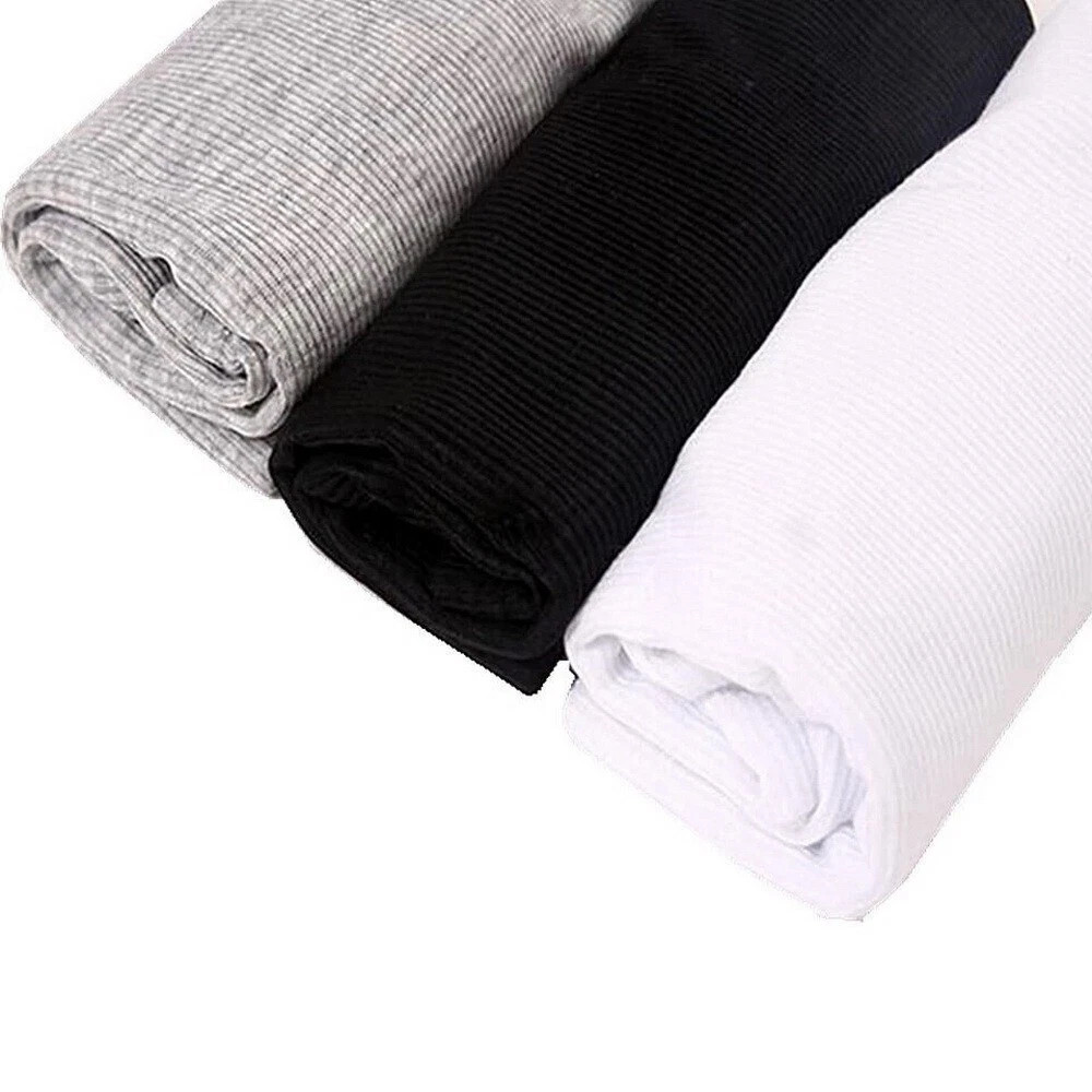 Paquete de 3 Lote de Camisetas sin Mangas Acanaladas 100% Algodón para Hombres
