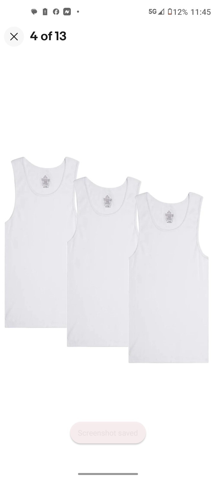 3-12 Packs Men 100% Cotton Ribbed Tank Top A-Shirt Wife Beater Undershirts Lot