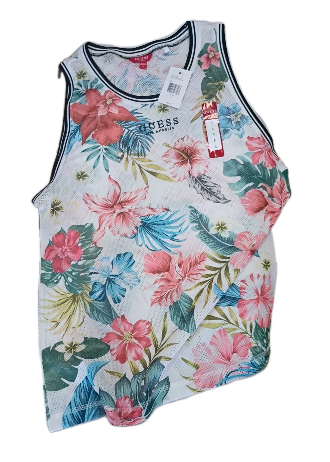 Guess Los Angeles Brand Men Tagless Tank Top T-Shirt Summer Size Small