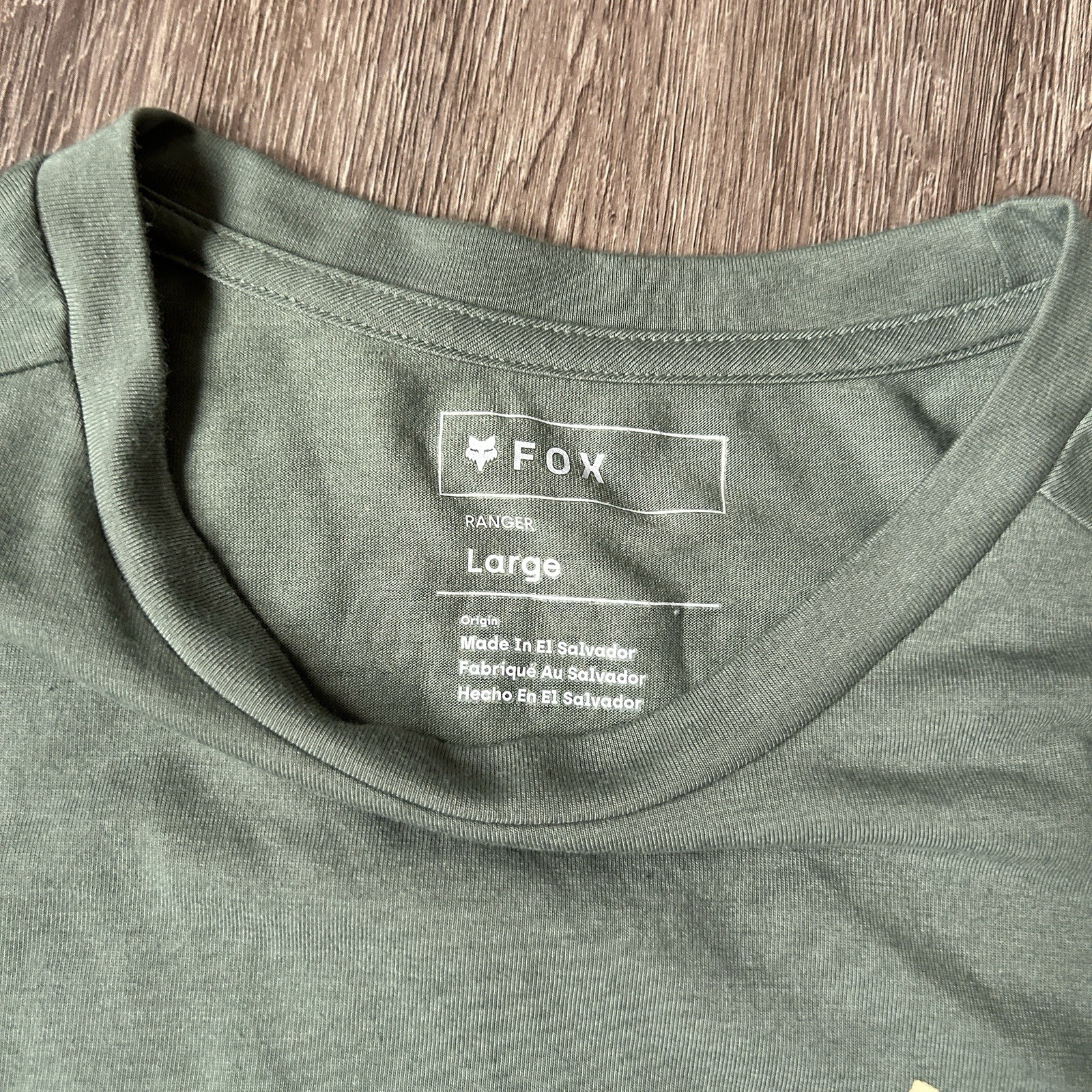 Fox Racing Ranger Jersey Shepards To The Unknown Long Sleeve Men’s Large Green