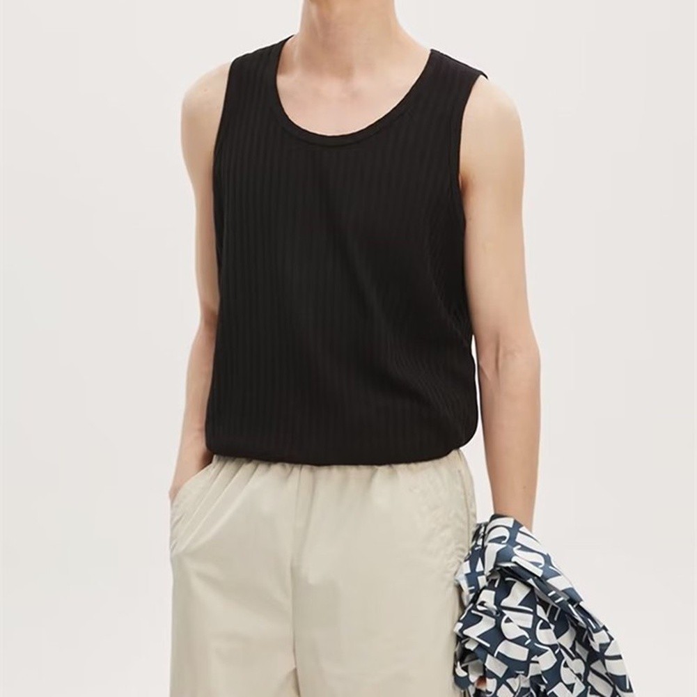 Men’s Sleeveless Tank Top Quick Dry Casual Vest for Daily Fitness Wear