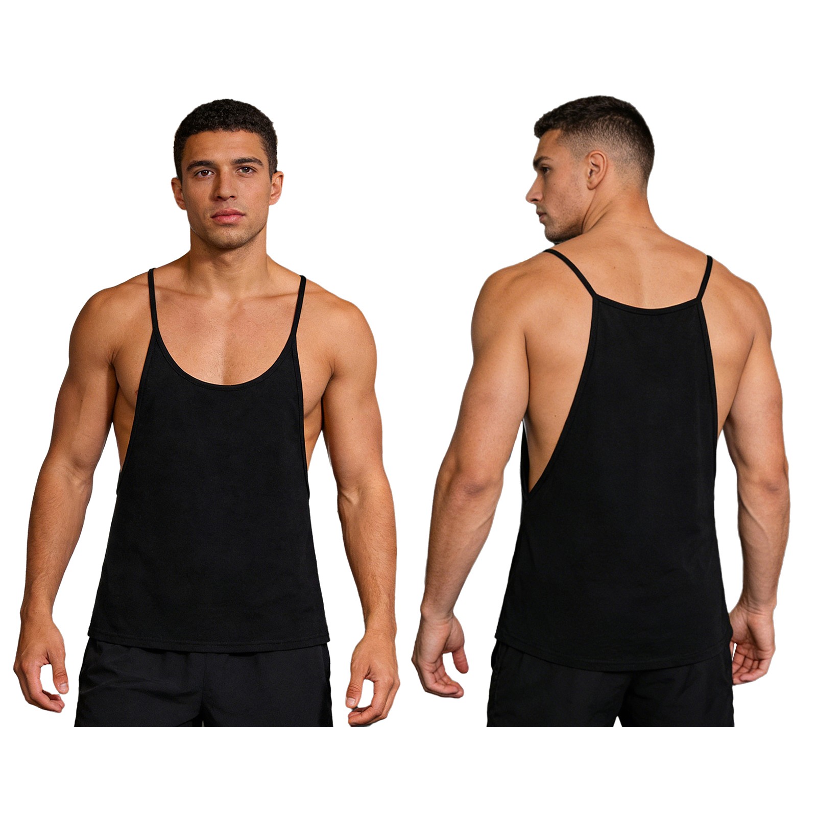 Men’s Tank Top Vacation T-Shirt Fitness Shirts Daily Wear Vest Party Blouse Gym