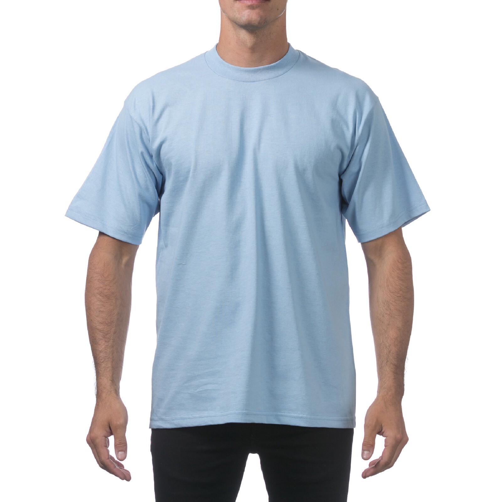 3 PACK PROCLUB MENS HEAVYWEIGHT SHORT SLEEVE T SHIRTS PRO CLUB CASUAL COTTON TEE