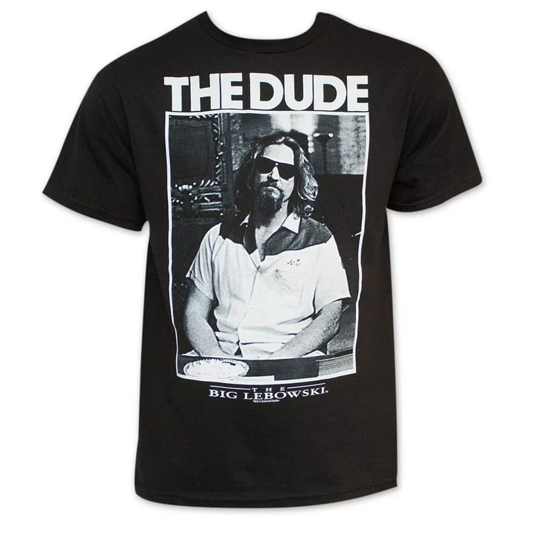 New The Big Lebowski The Dude Shirt Funny Black Unisex S-5XL MA020