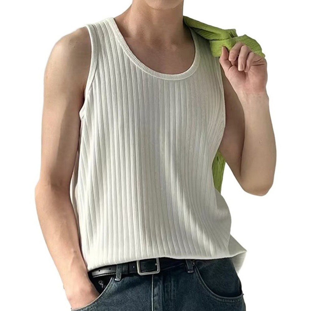 Men’s Sleeveless Tank Top Quick Dry Casual Vest for Daily Fitness Wear