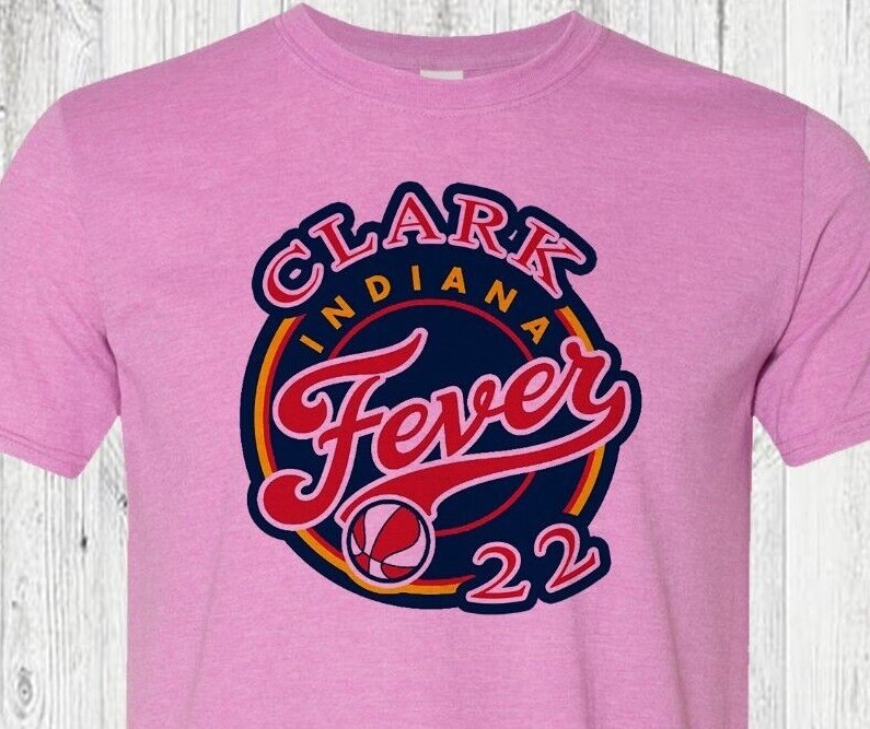 Clark 22 – Indiana Fever – Caitlin Clark – WNBA – Adult, Youth & Toddler Sizes