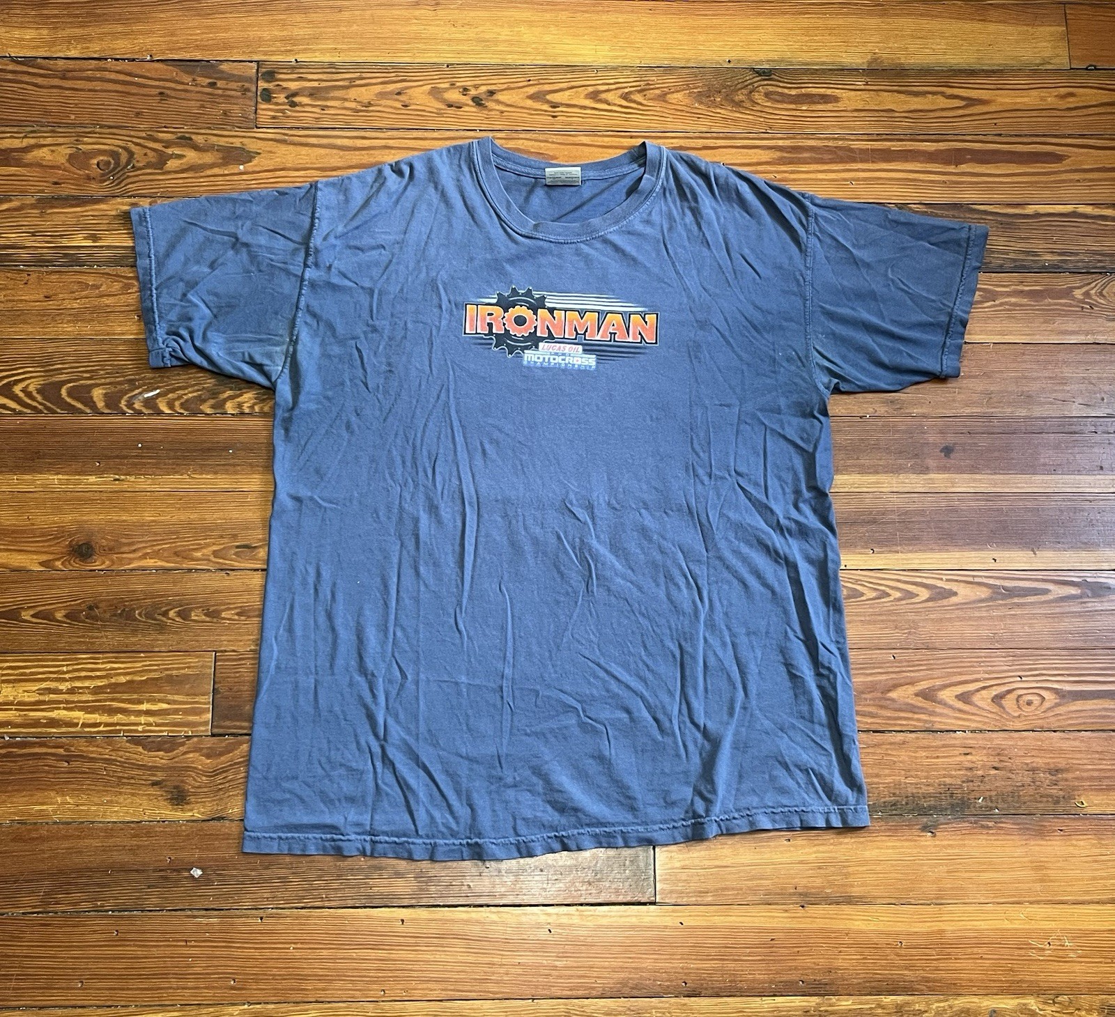 Motorcross T-Shirt Mens XL National Indiana Ironman Racing Motorcycle Champion