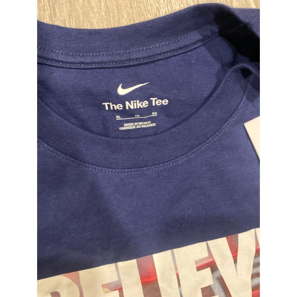 Men’s XL Nike Believe United States Patriotic Graphic T-Shirt Blue New with Tags
