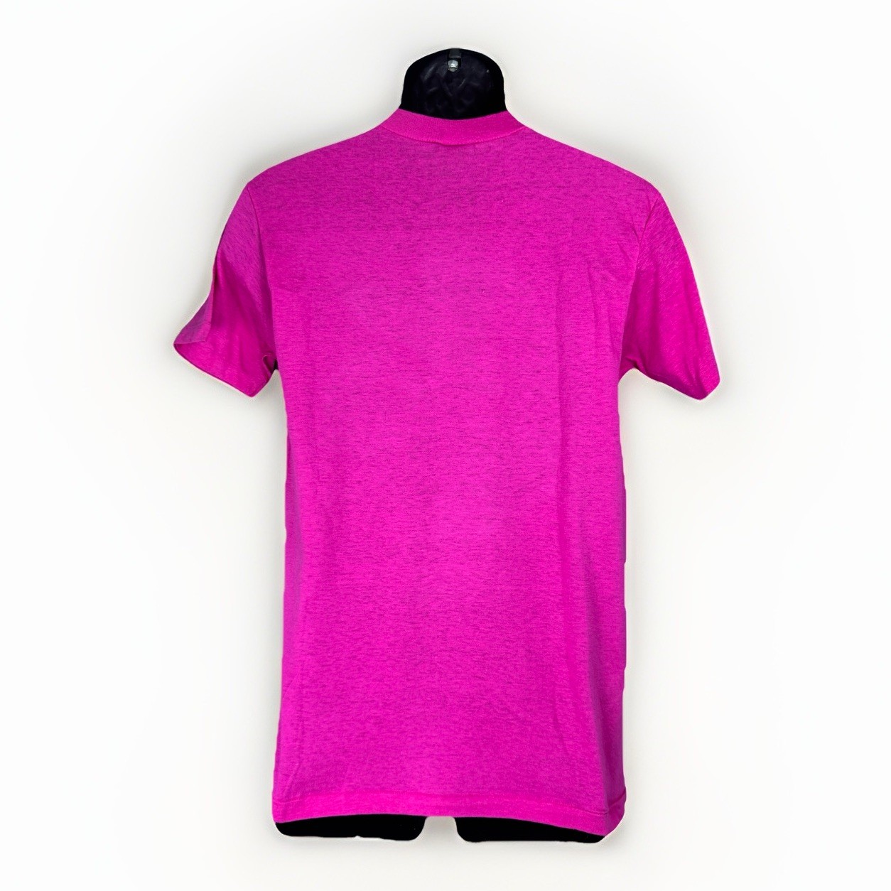 Vtg 80s Lifestyles of Poor & Unknown Top Half Tropix Pink Single Stitch Tee Sz L
