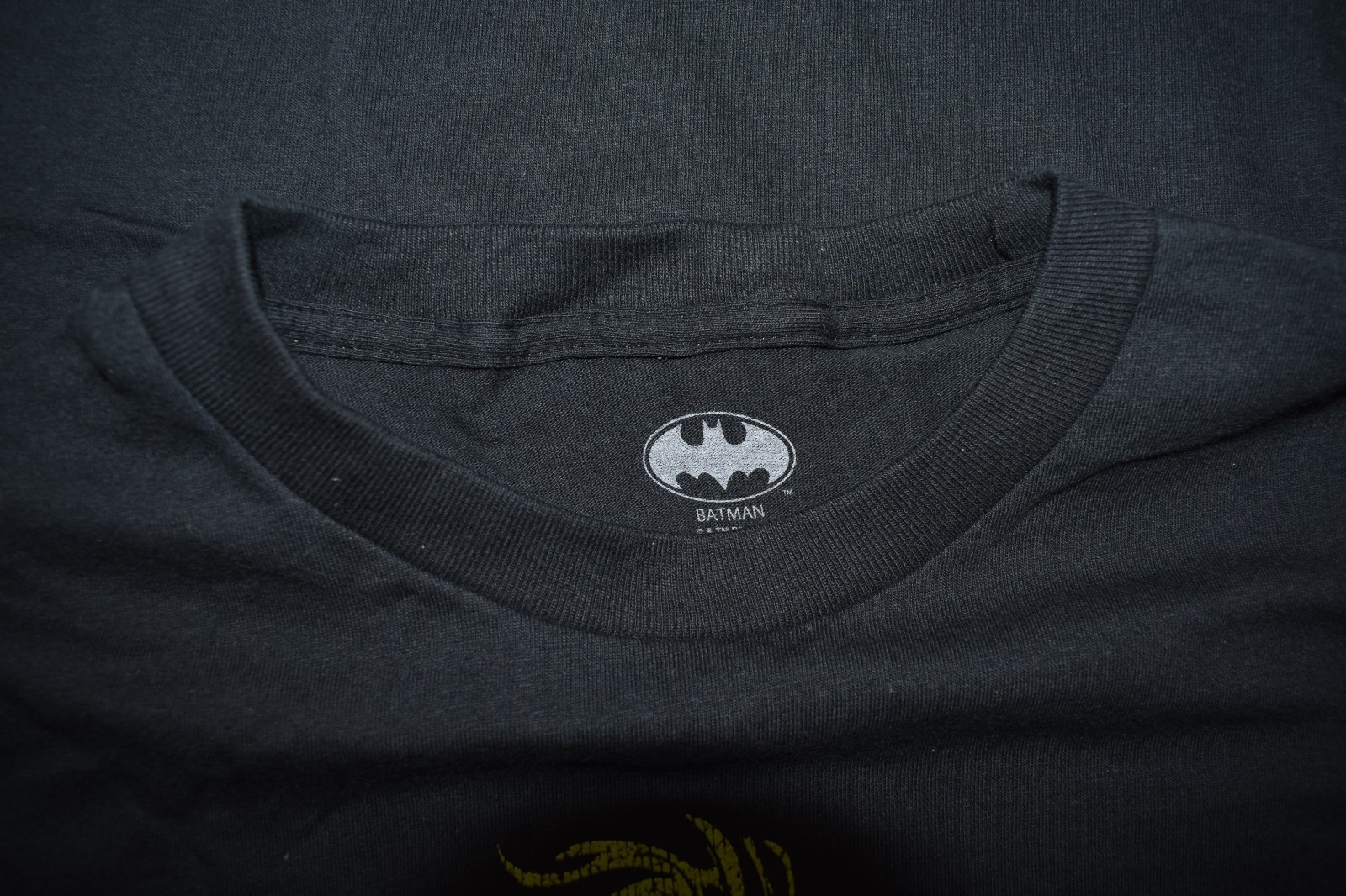 Batman Mens Joker Ha Ha Distressed Print Comics Black Shirt New S-2XL