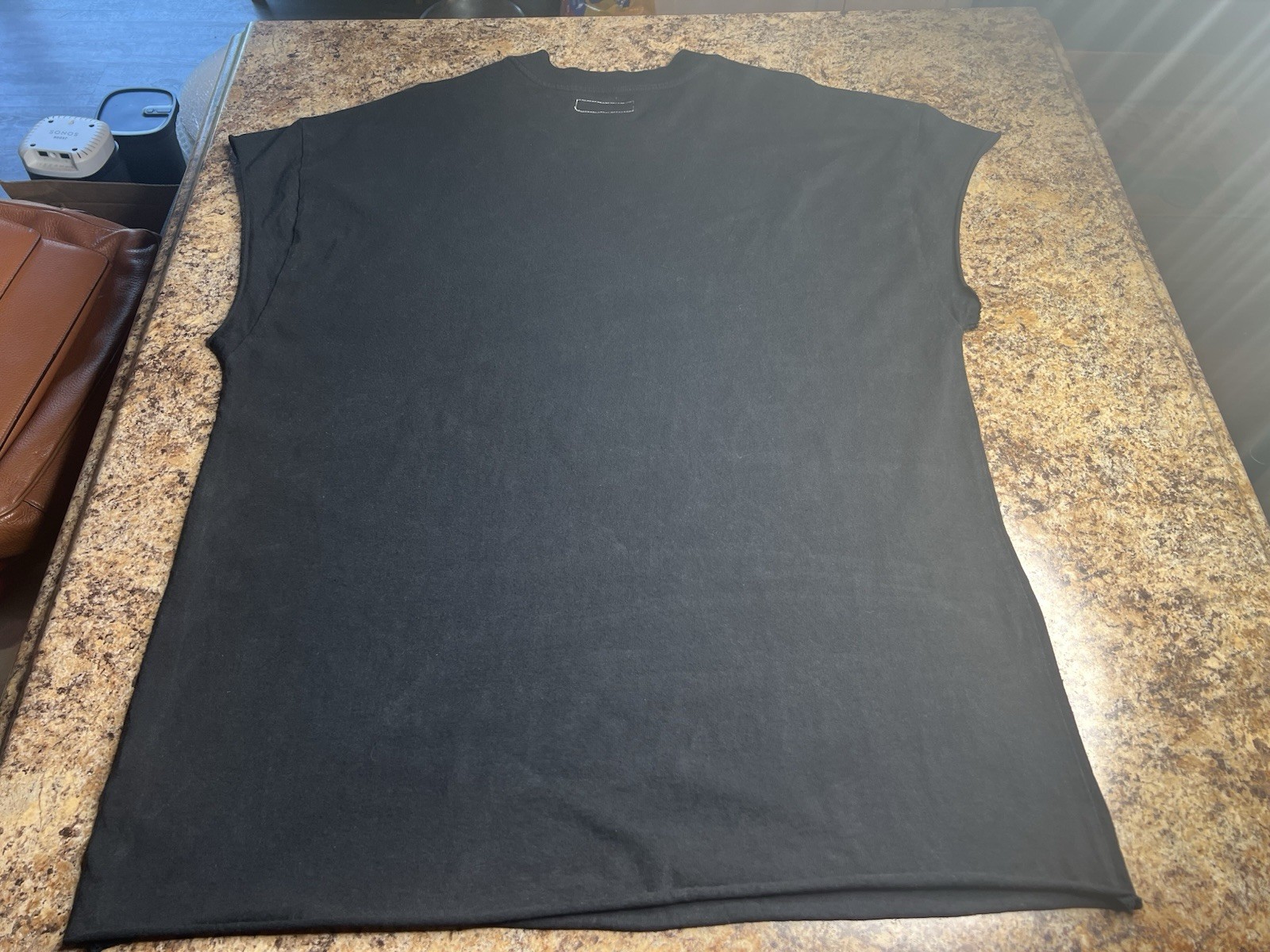 Daniel Patrick Los Angeles Black Sleeveless Shirt Men’s US Medium Cotton