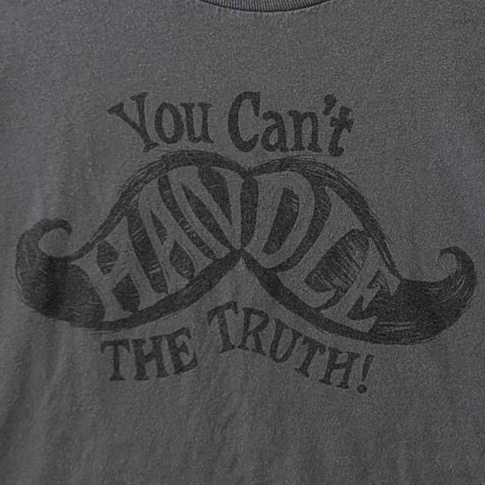 Grey and Black vintage 90s graphic tee with “You Can’t Handle The Truth” print