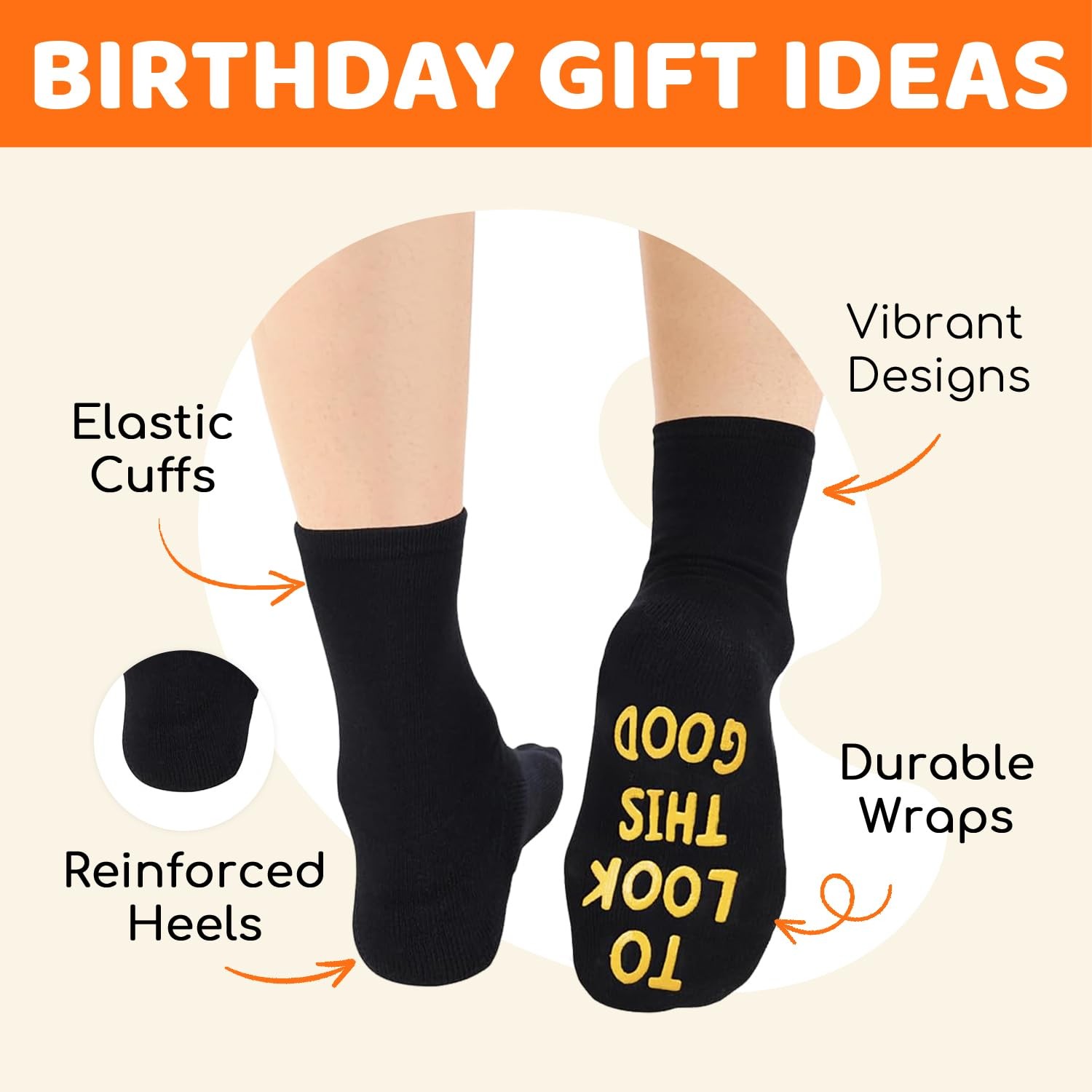 60th Birthday Gifts – 60 Year Old Socks with Birthday Card for Dad Mom, Gifts…
