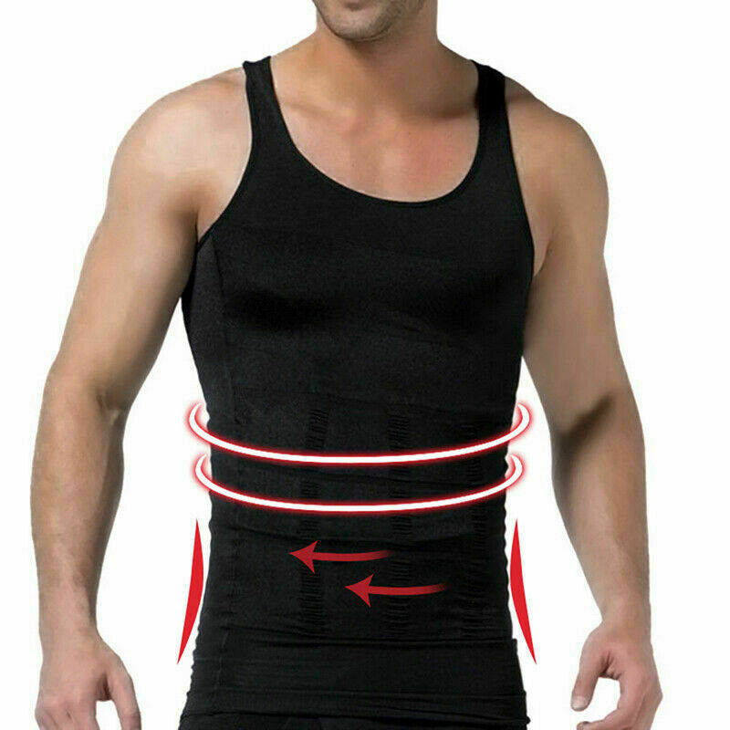 Shaper Men’s Body Shaper Toning T-Shirt Ultra Durable Tank Compression Underwear