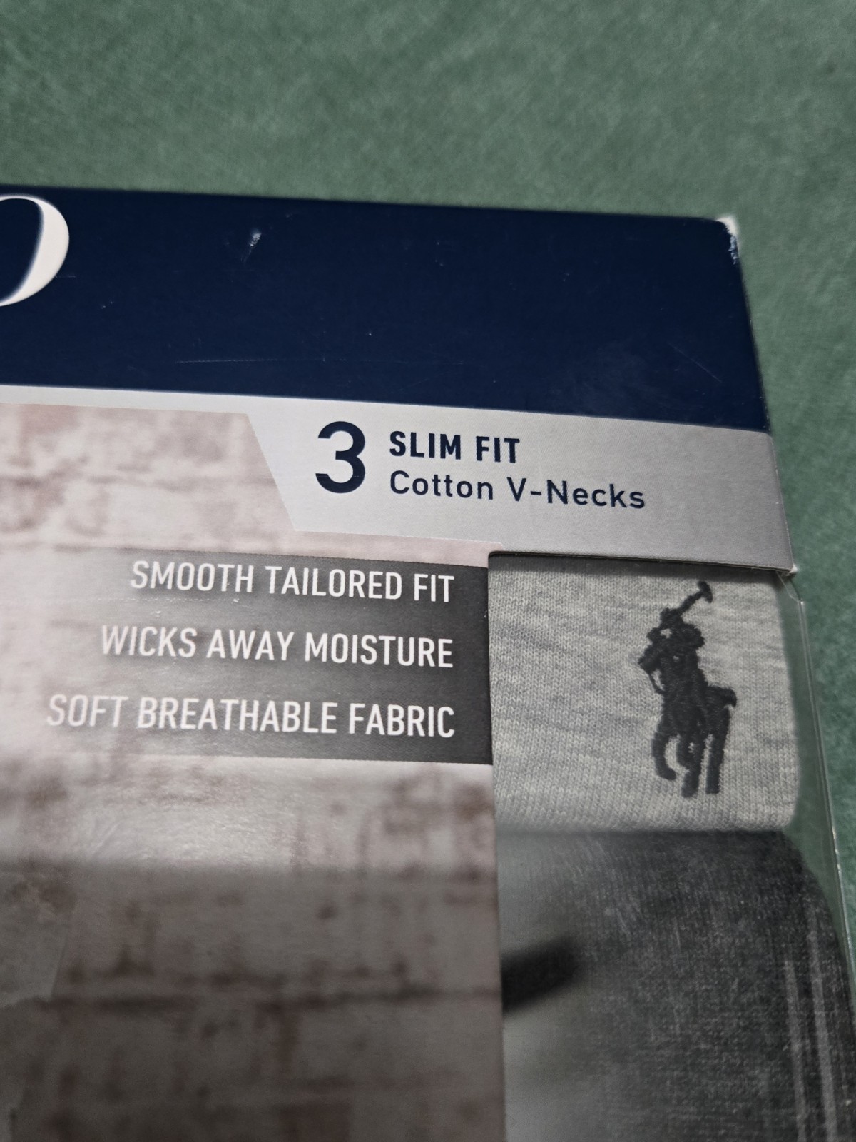 3 Pack Ralph Lauren Polo Slim Fit Cotton Crewneck T-Shirt Mens SMALL Gray