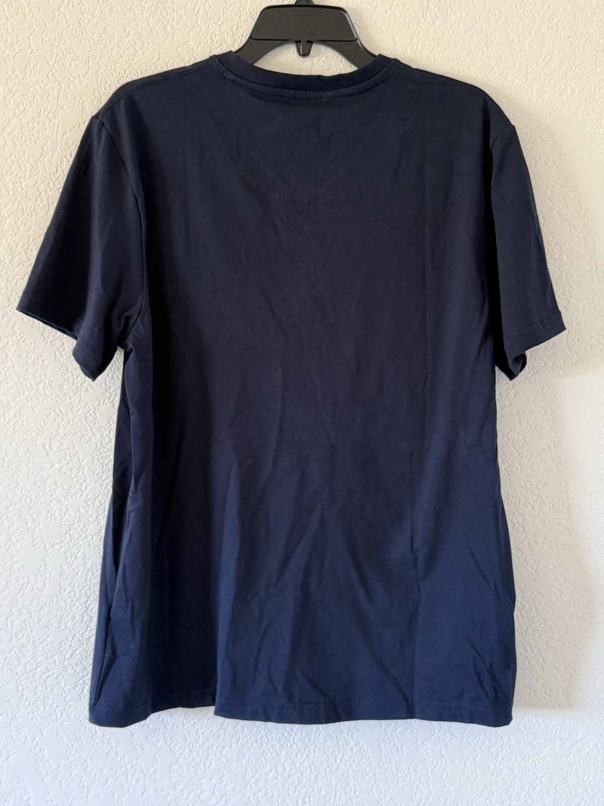 Porter & Ash Mens Large Navy Performance T-Shirt Stretch Soft Comfort Essentials