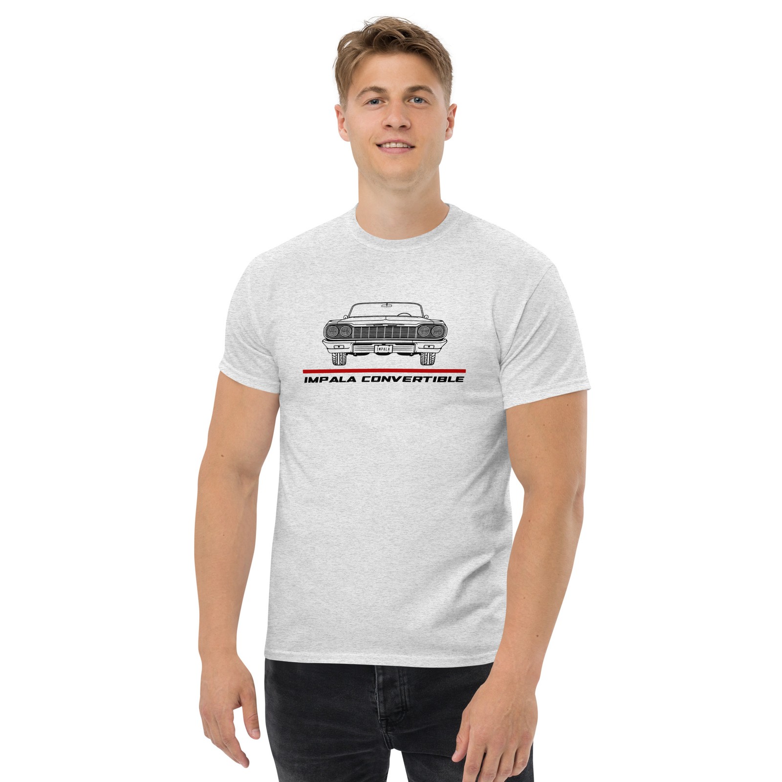 For Chevrolet Impala Convertible 1964 Fans Lowrider T-Shirt Birthday Gift