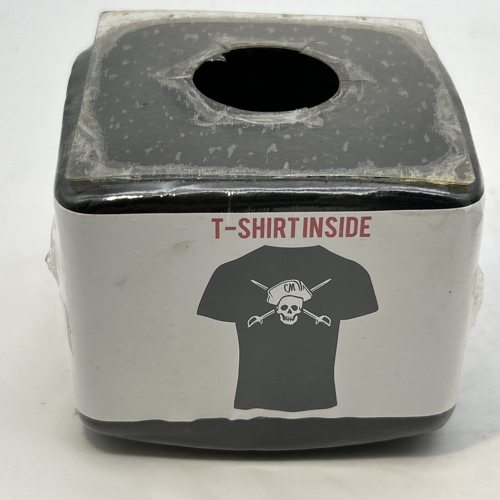 2-Vtg Captain Morgan Graphic T-Shirts Pirate Logo Front Back Rum (Size Unknown)