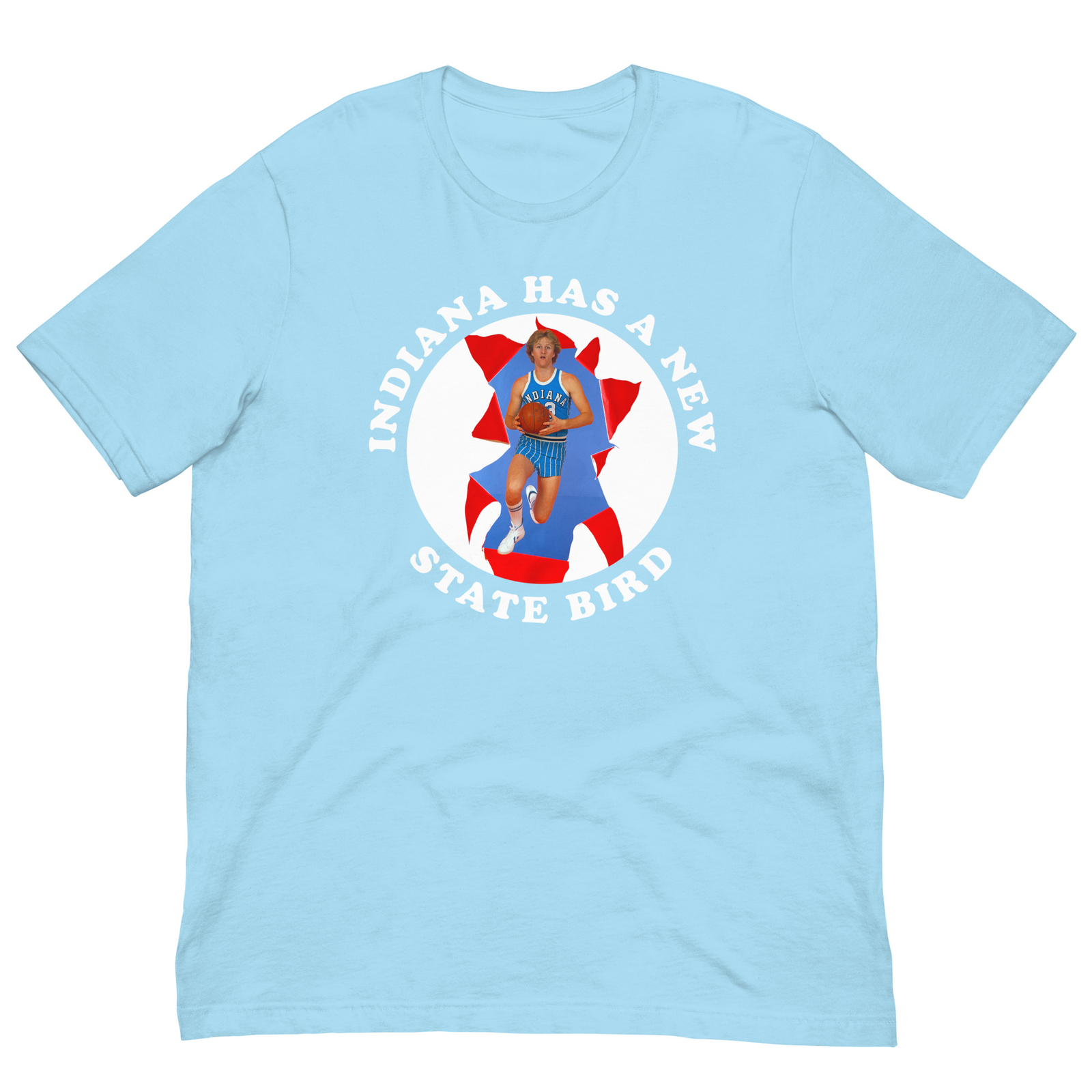Indiana Has A New State Larry Bird College Tee Shirt Unisex t-shirt