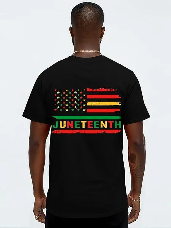 Juneteenth Shirt for Men 1865 Celebrate African American Freedom Tshirts
