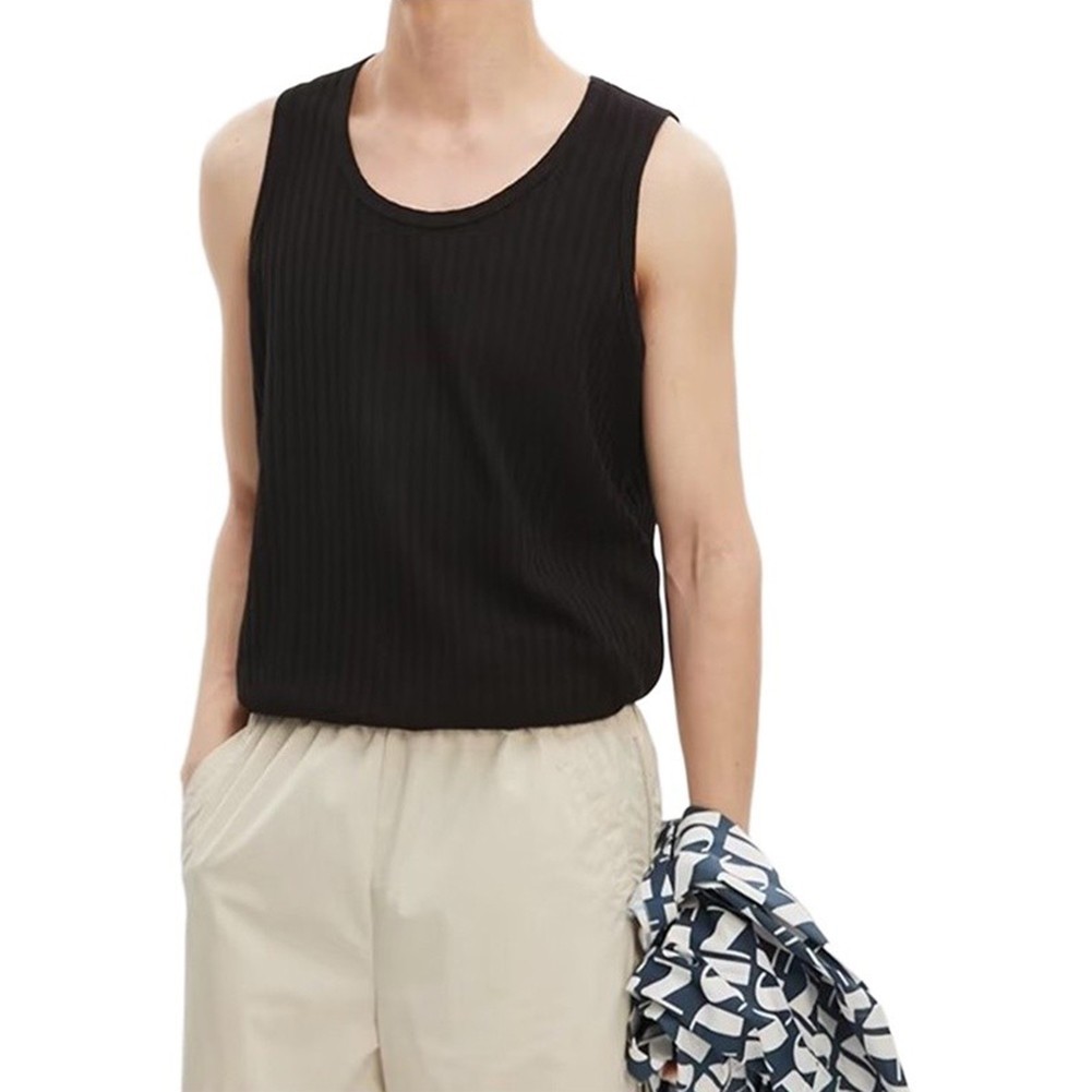 Men’s Sleeveless Tank Top Quick Dry Casual Vest for Daily Fitness Wear