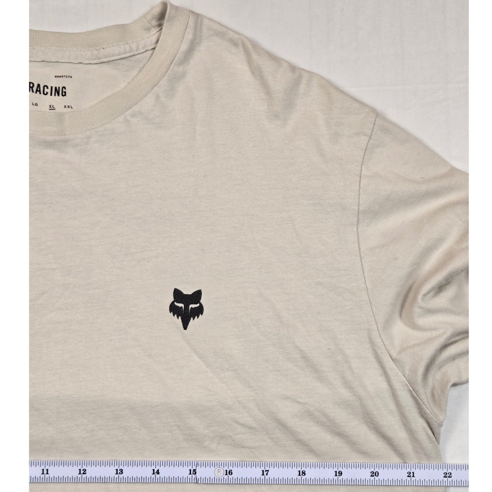 Fox Racing Long Sleeve T-Shirt Mens XL Tan Graphic Shepherds to the Unknown