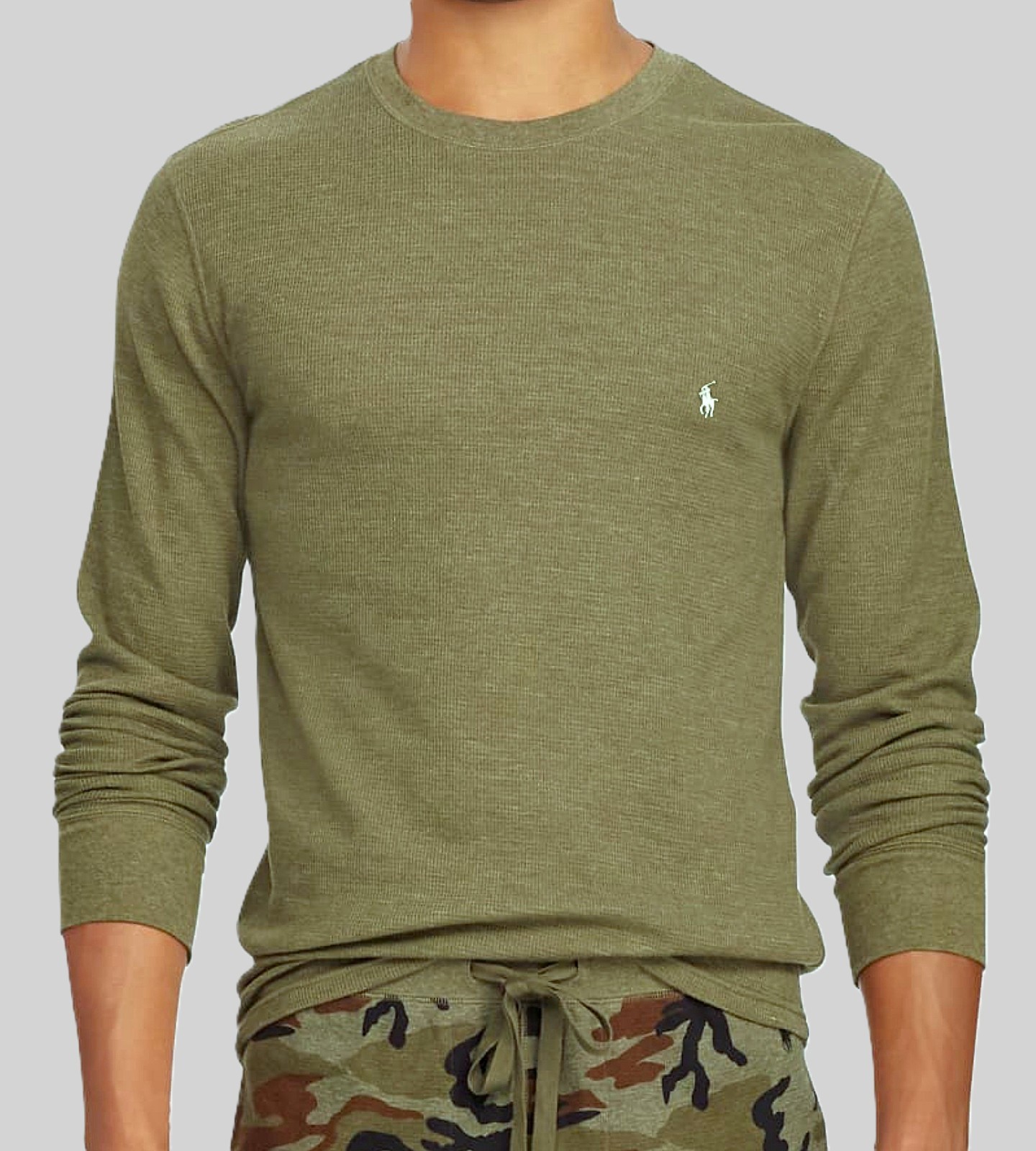 NWT – POLO RALPH LAUREN Mens Waffle Knit Thermal Long Sleeve Shirts : S – XXL